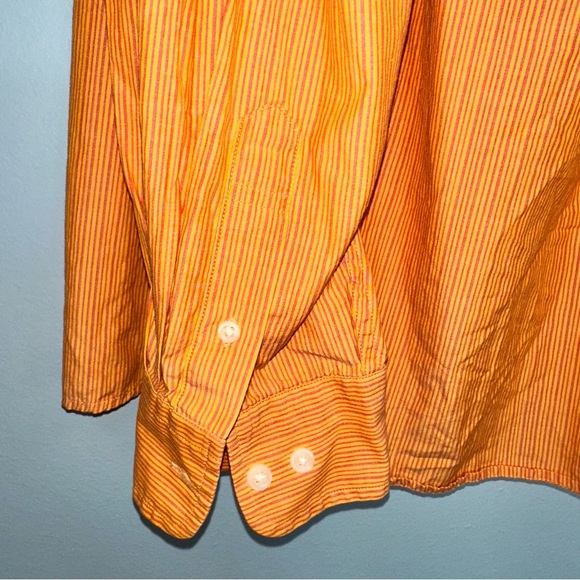 Men’s GAP Classic Button Down Orange Large L - Picture 13 of 13